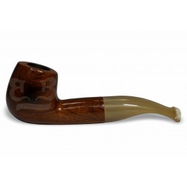 Cachimbo Bertoldi Elite Mini Natural com Filtro Permanente